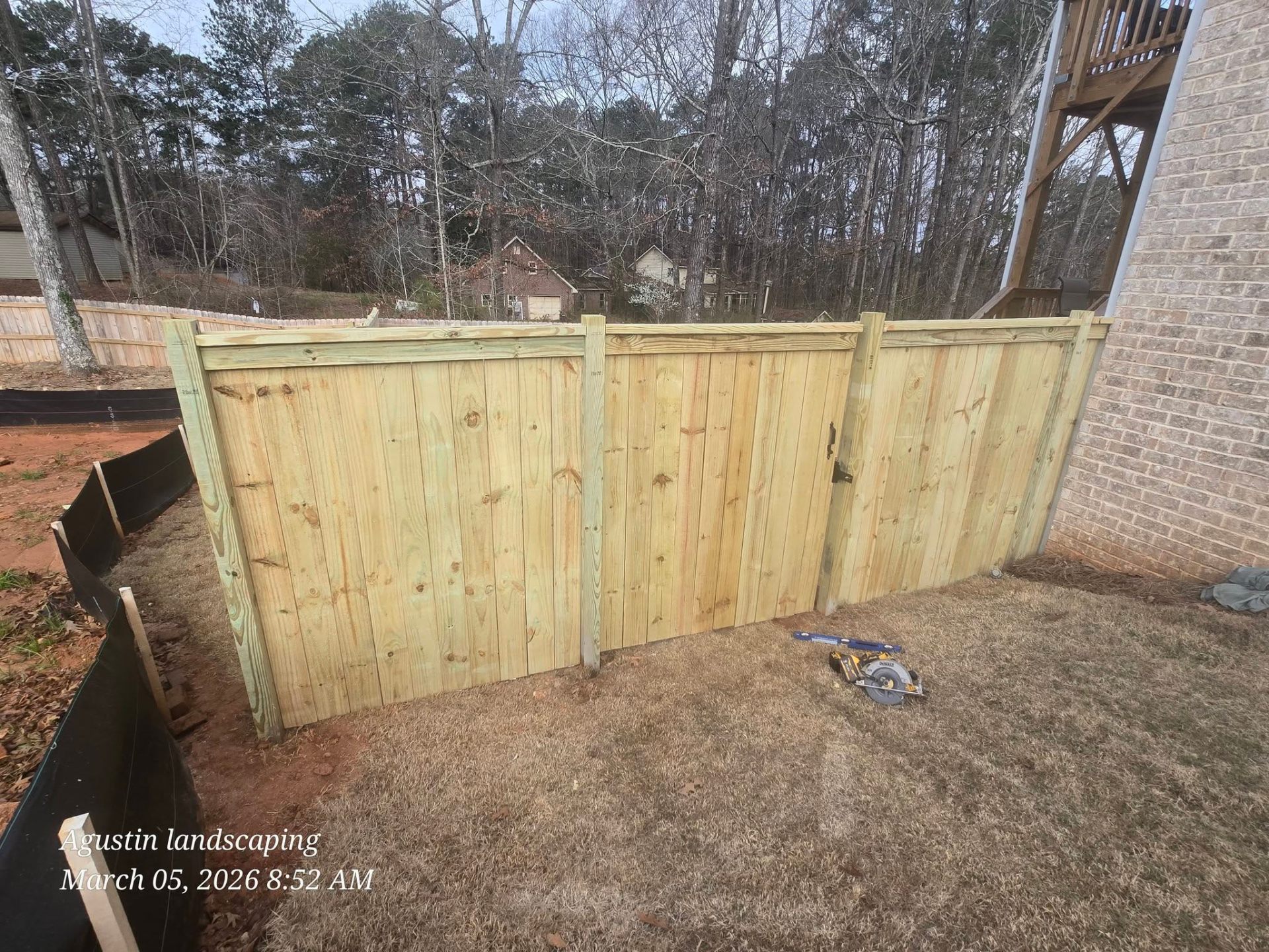 Backyard Fence Section